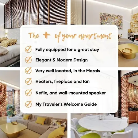 Le Marais Luxury & Trendy Apartment *