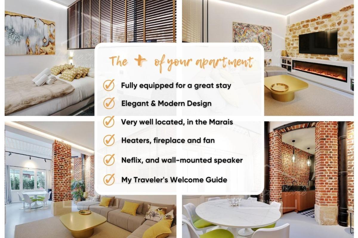 Le Marais Luxury & Trendy Appartamento *